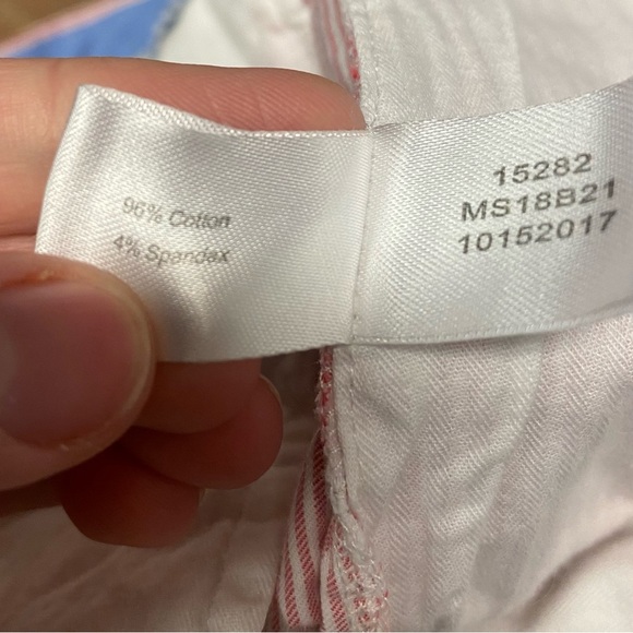 Peter Millar Men’s Cotton Blend Striped Shorts Size 34 - Picture 4 of 5